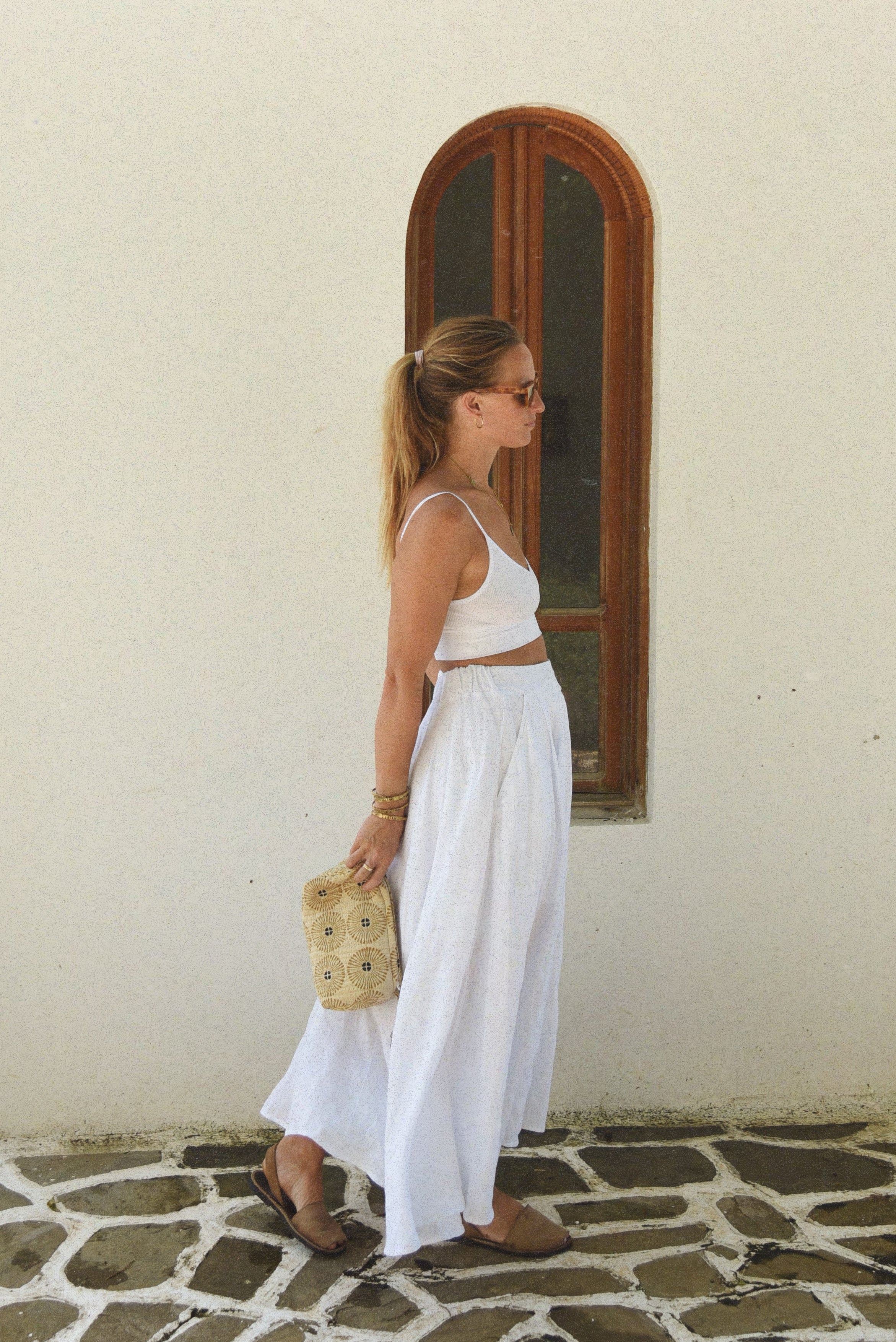 The Alba Skirt // Blanco