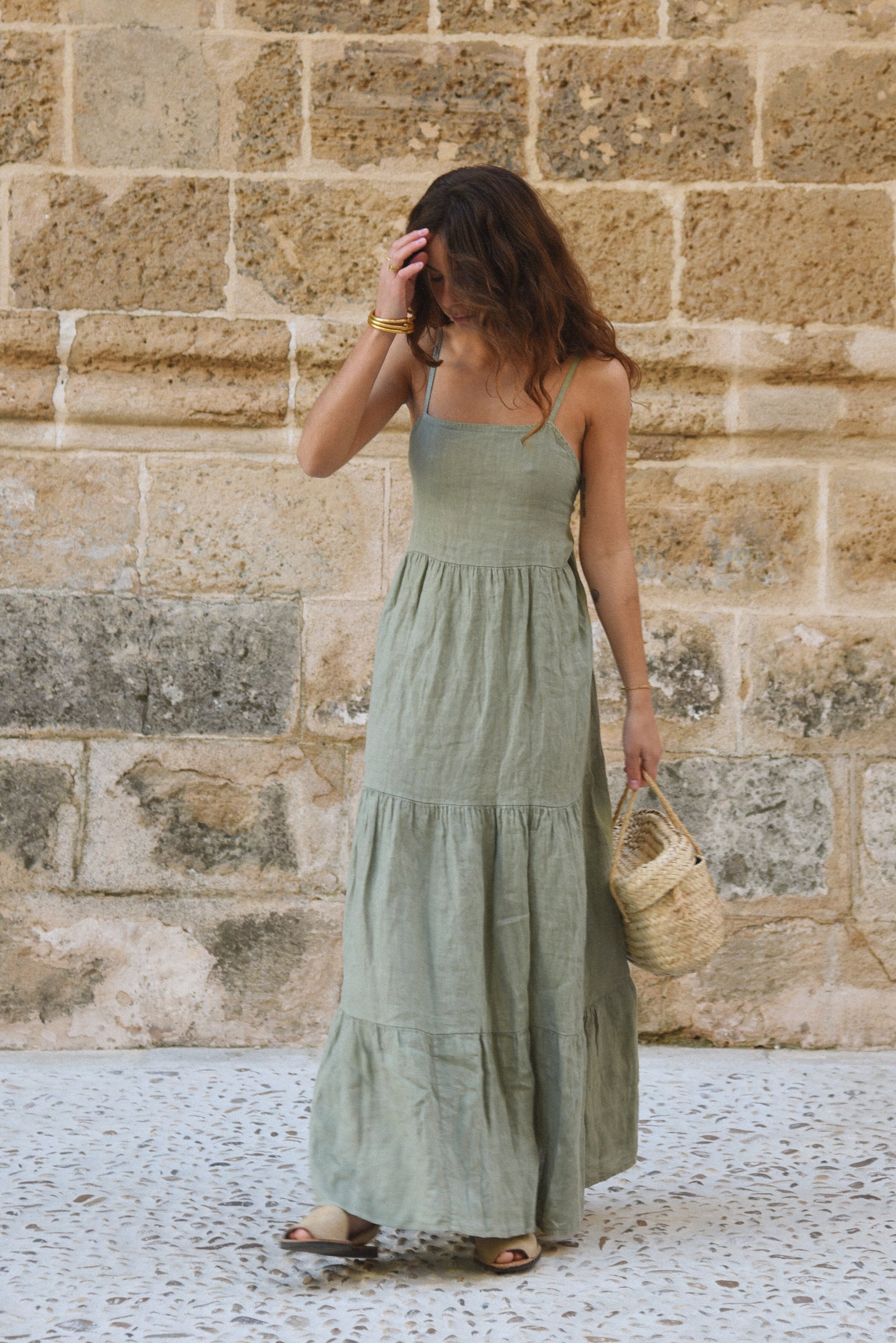 The Alma Dress // Sage