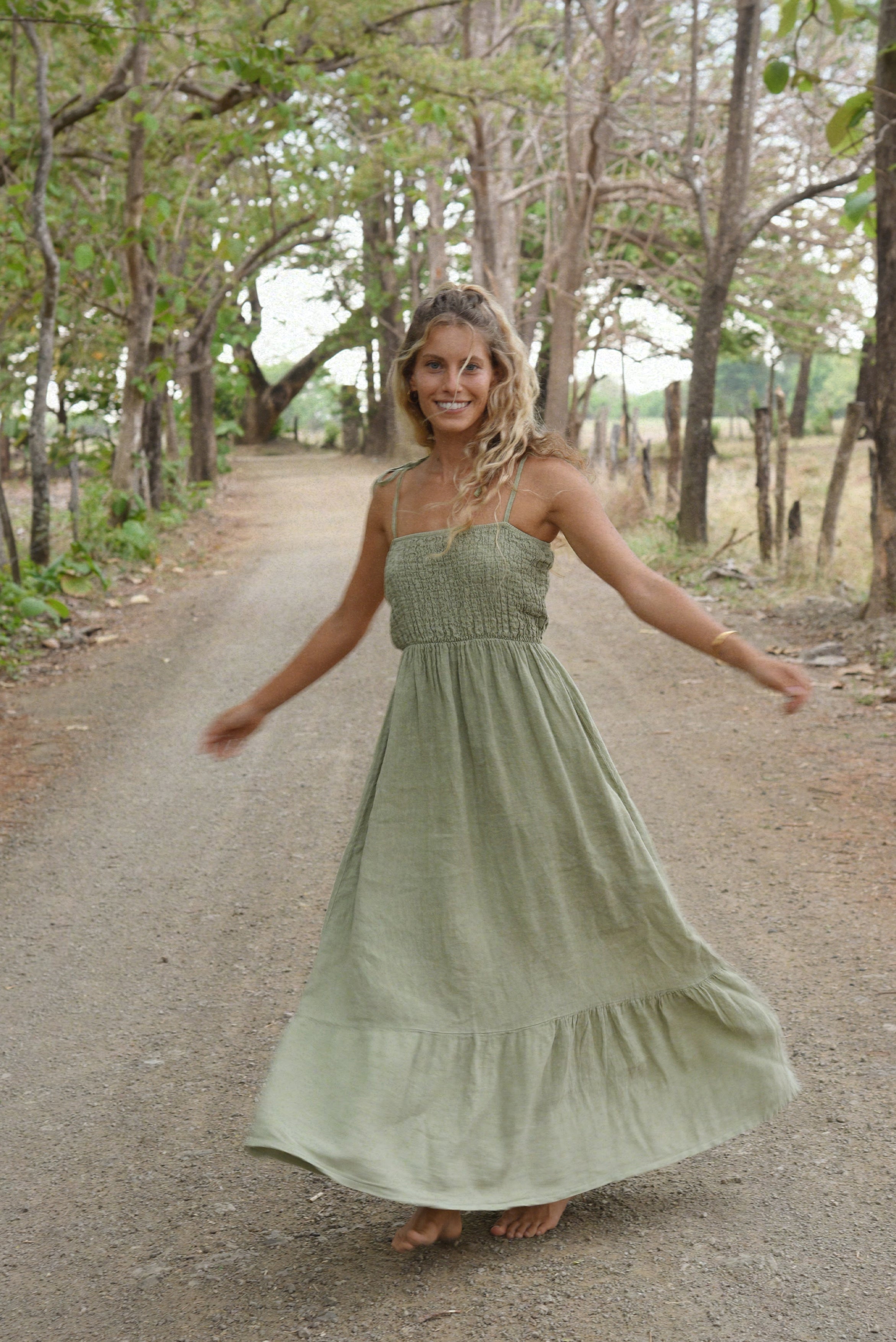 The Amaya Dress // Sage