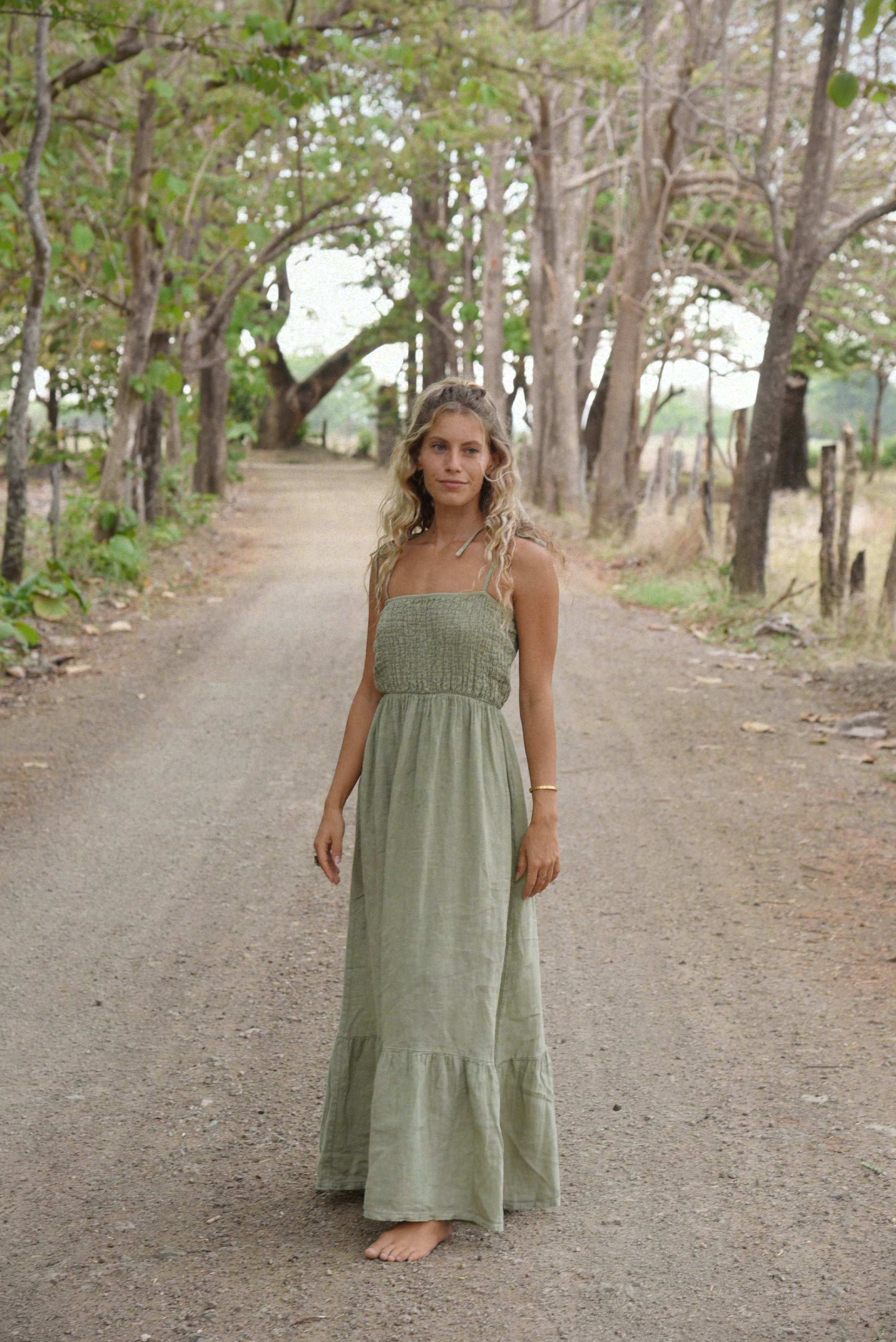 The Amaya Dress // Sage