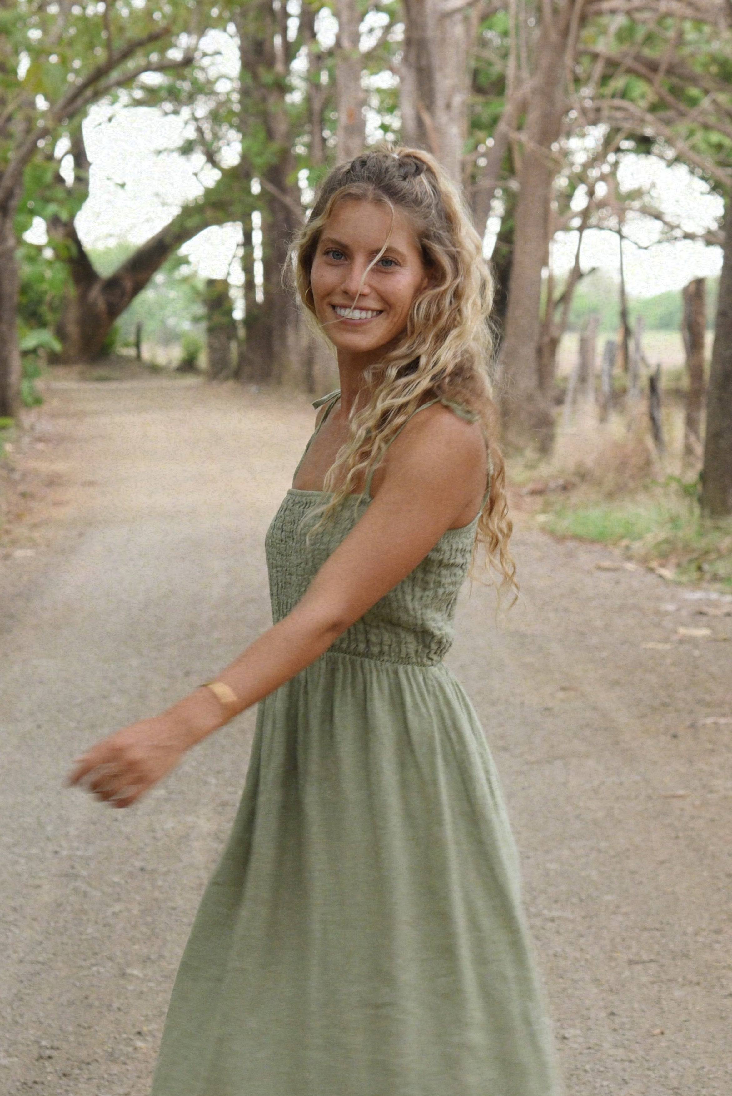 The Amaya Dress // Sage