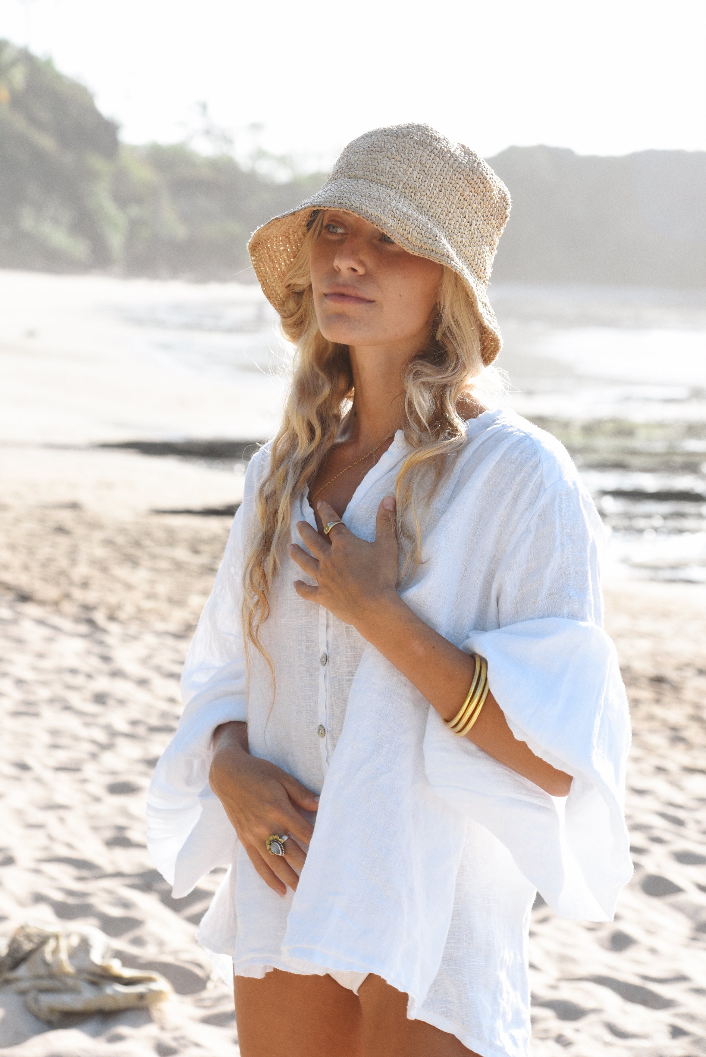 The Lily Blouse // Blanco
