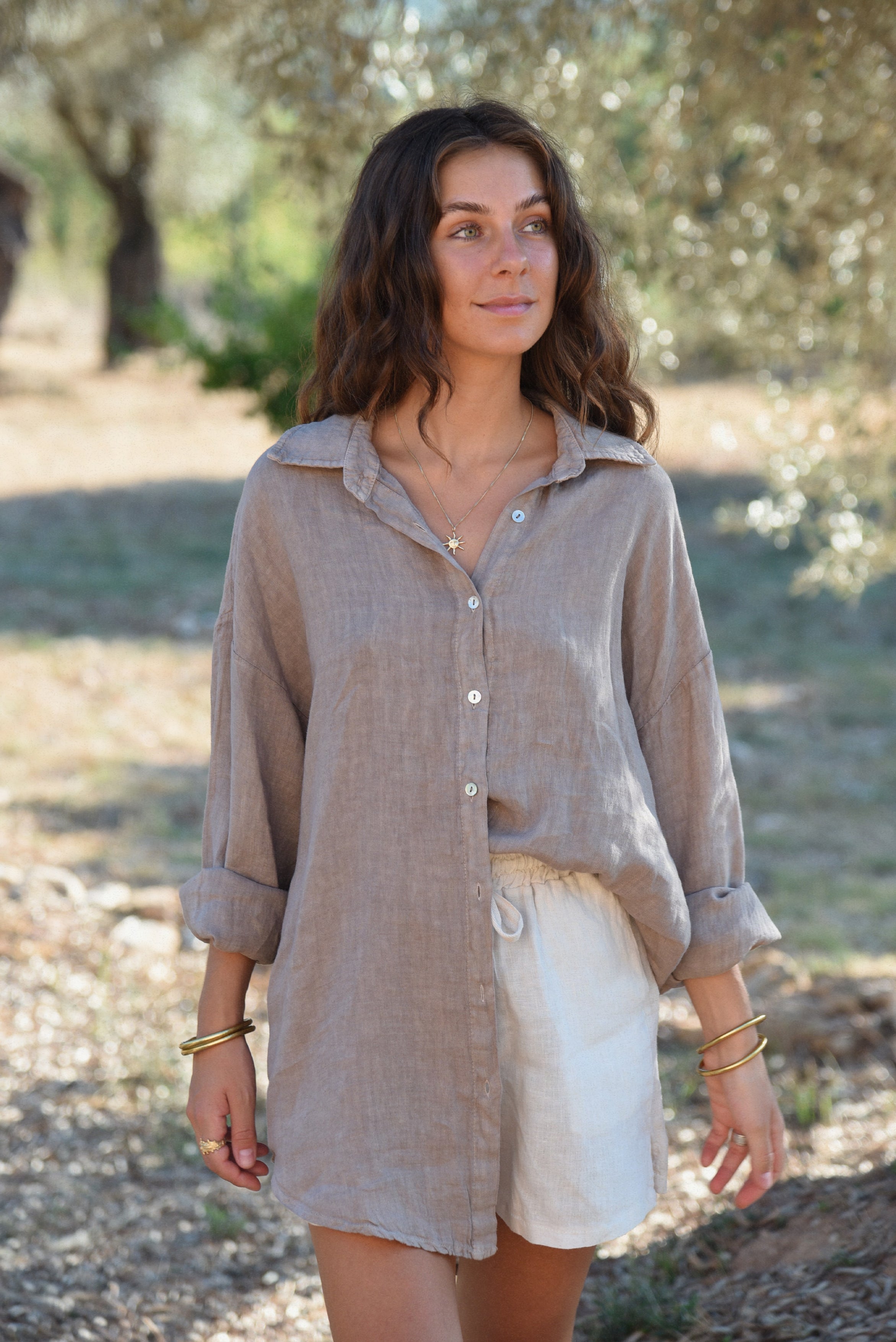 The Palma Shirt // Taupe