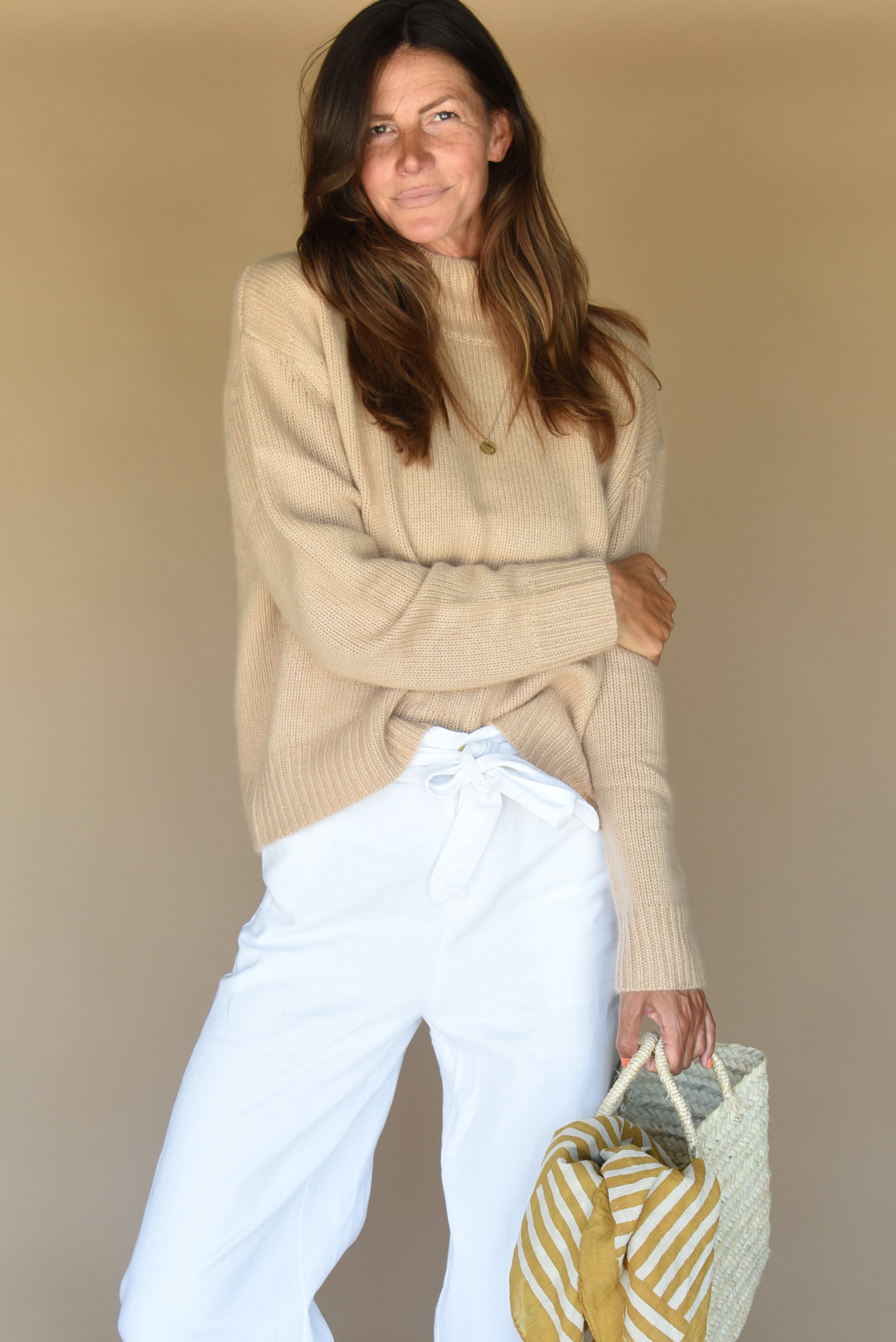 The Cashmere Carmel Sweater // Canyon