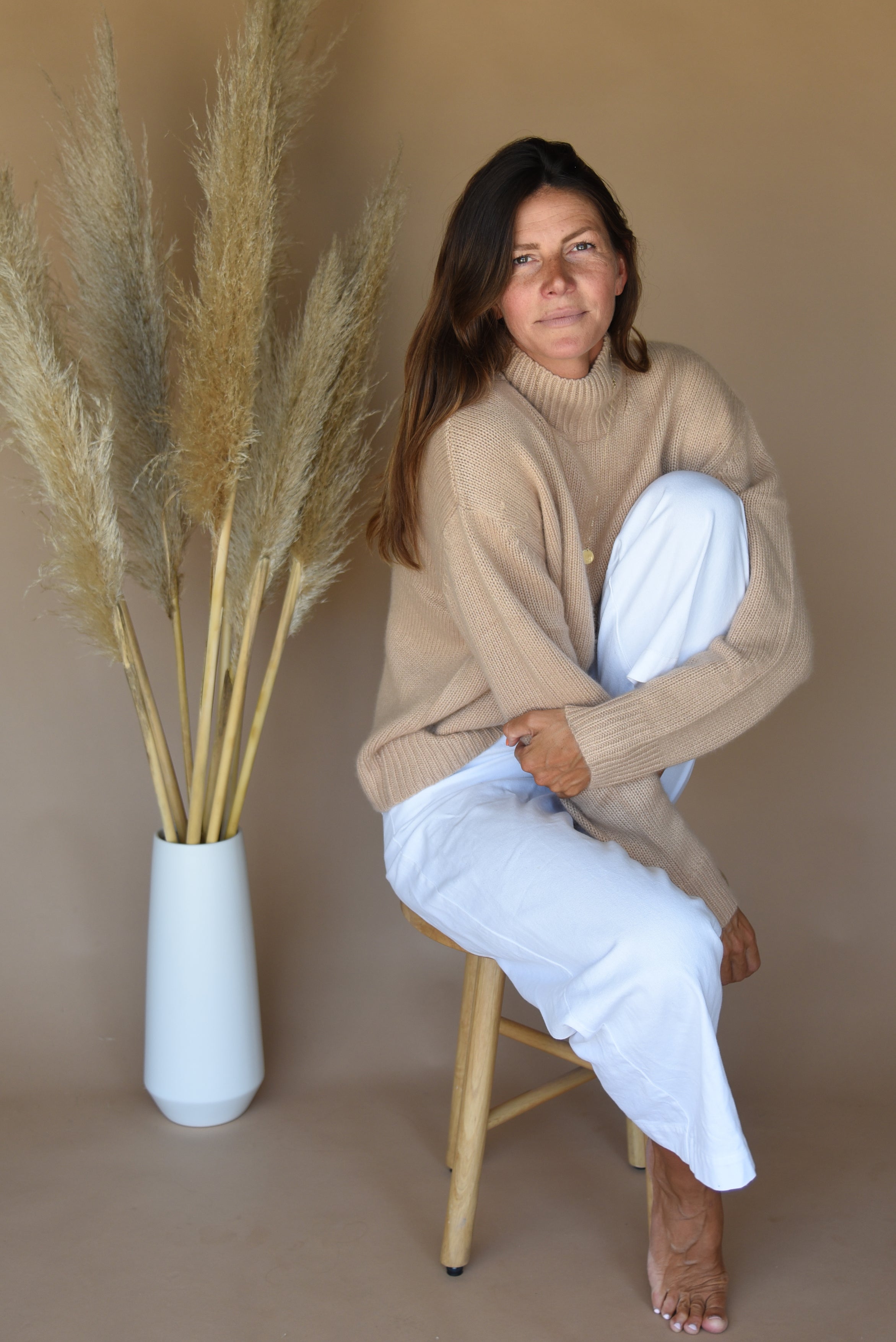 The Cashmere Carmel Sweater // Canyon