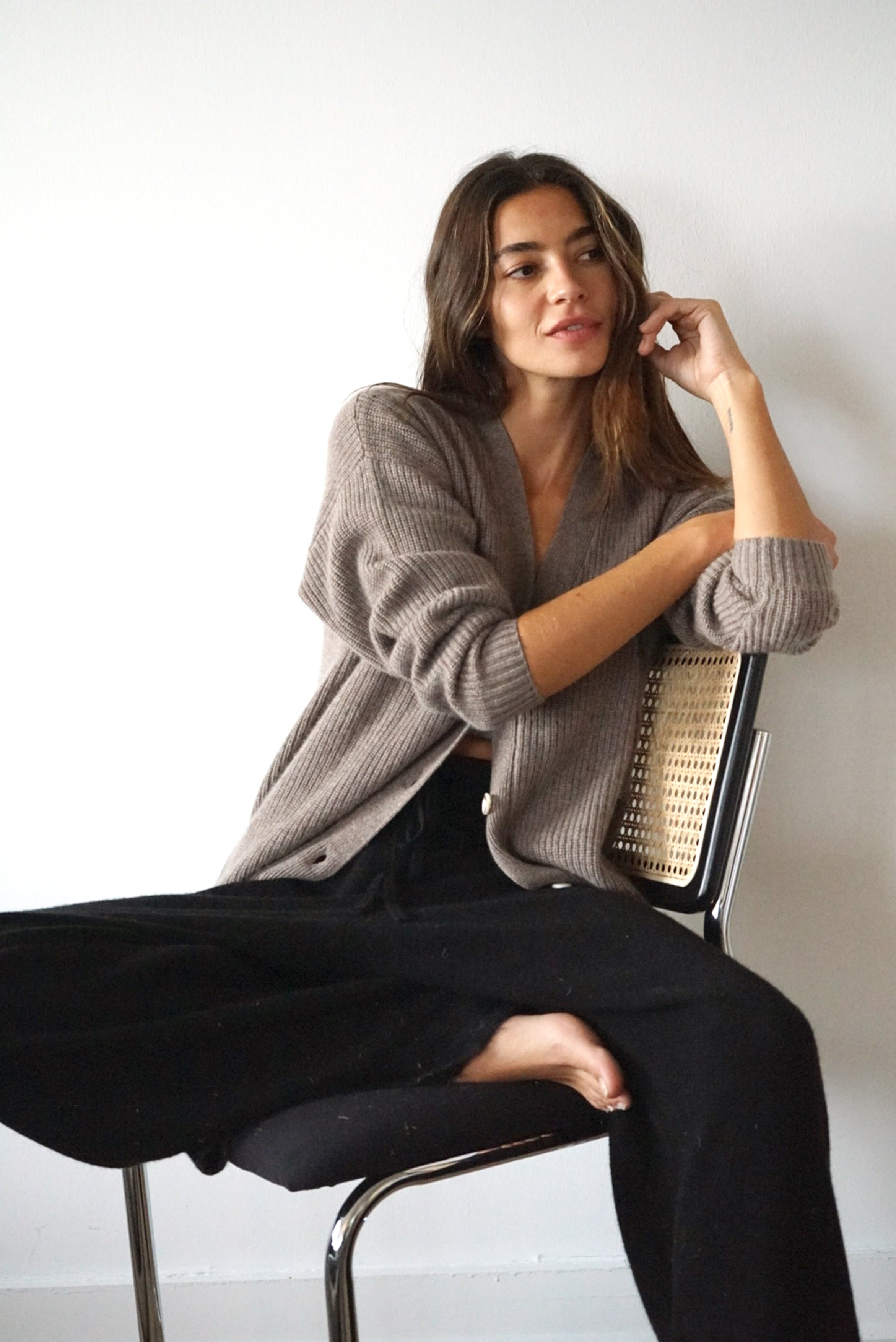 The Rocio Cashmere Pants // Noir