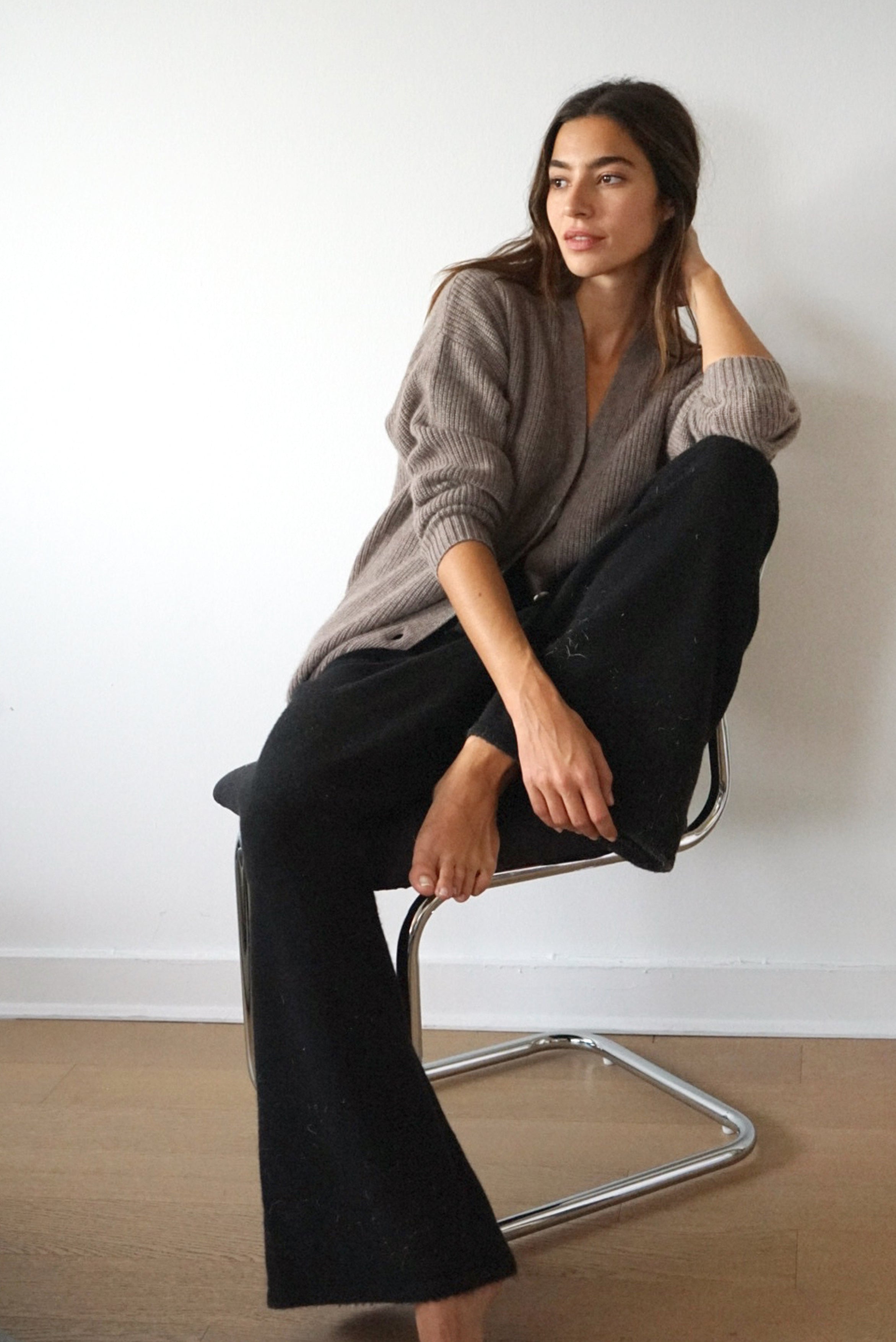 The Rocio Cashmere Pants // Noir