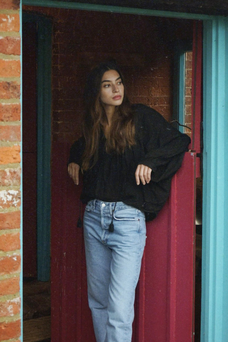 The Meadow Blouse // Noir