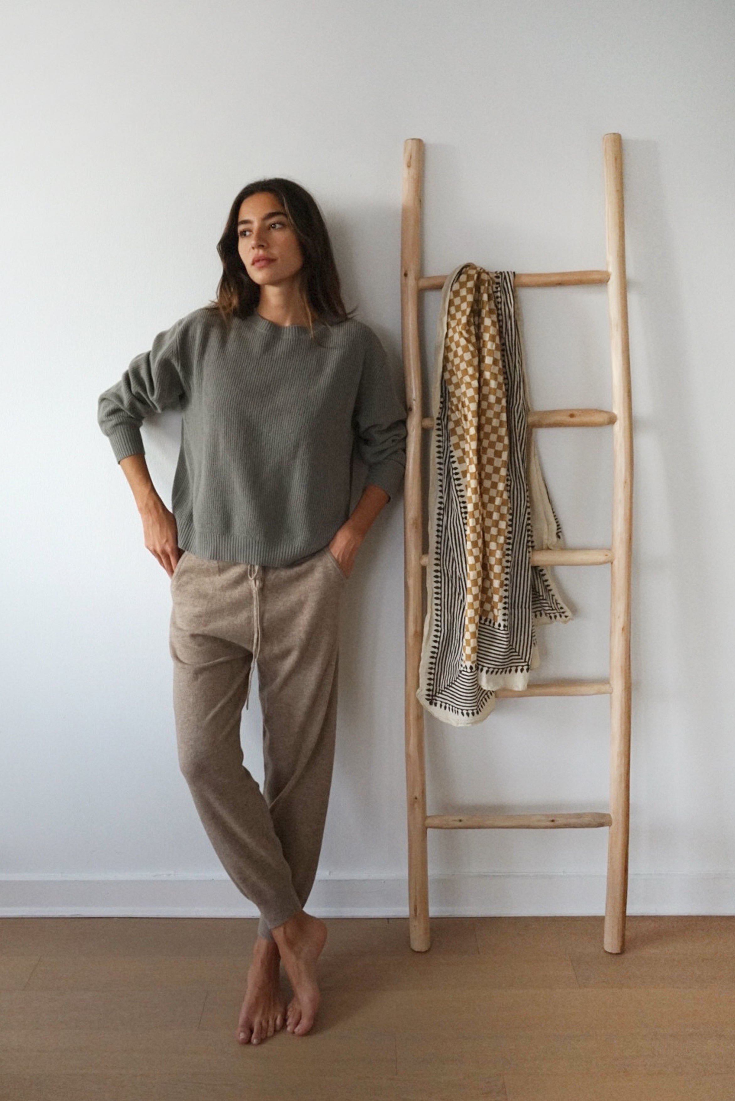 The Viola Cashmere Pants // Rye