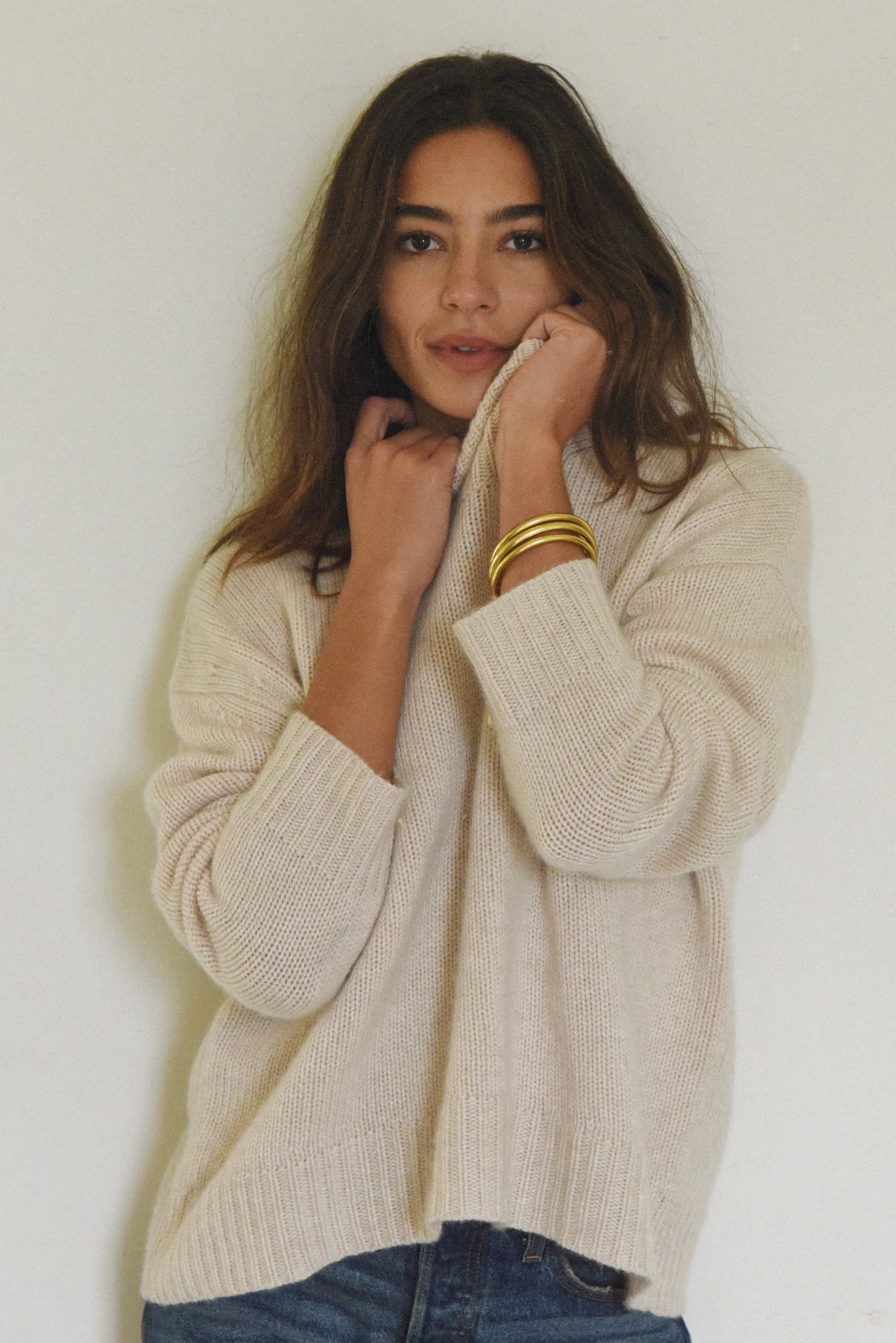 The Cashmere Carmel Sweater // Moon