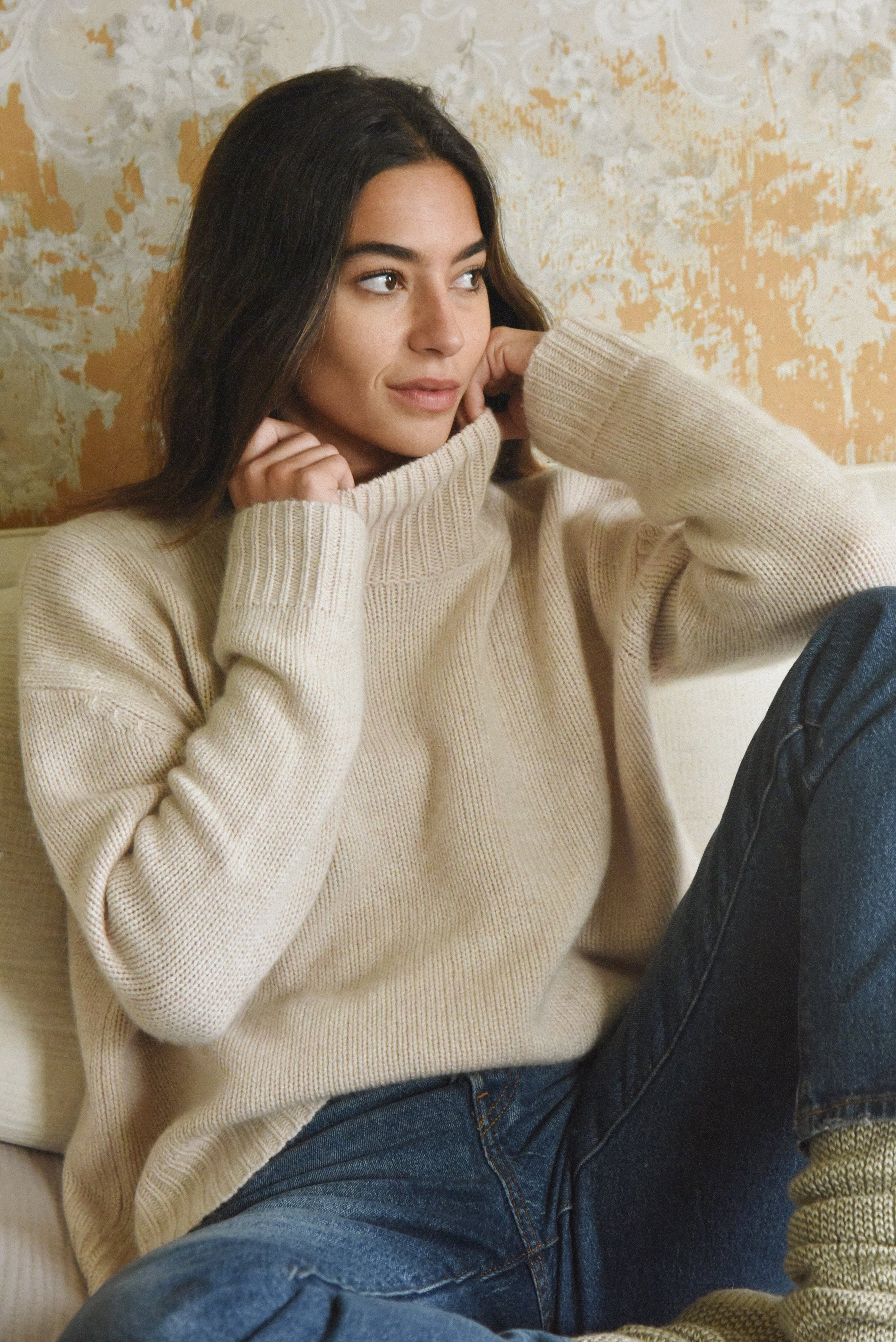 The Cashmere Carmel Sweater // Moon