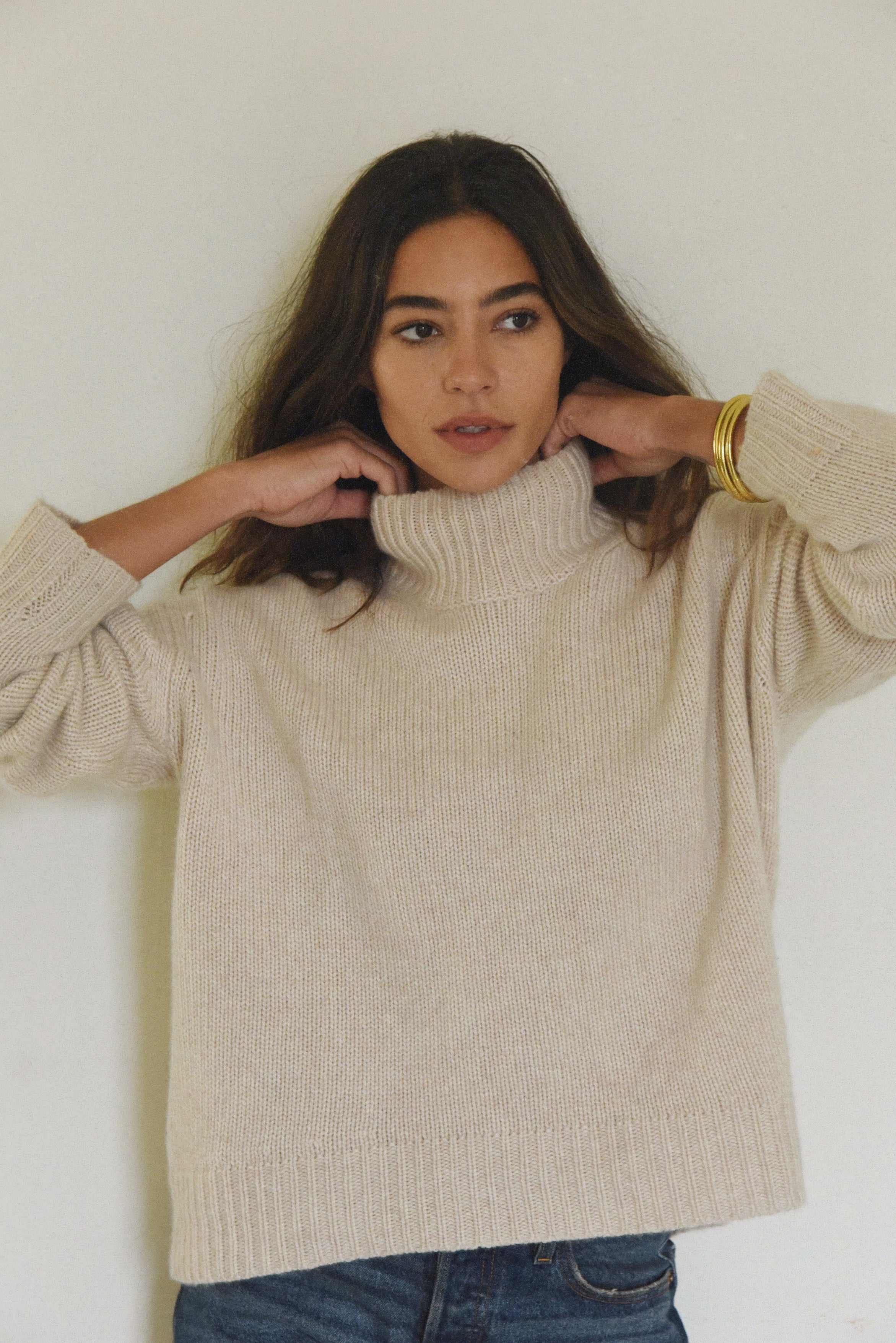 The Cashmere Carmel Sweater // Moon