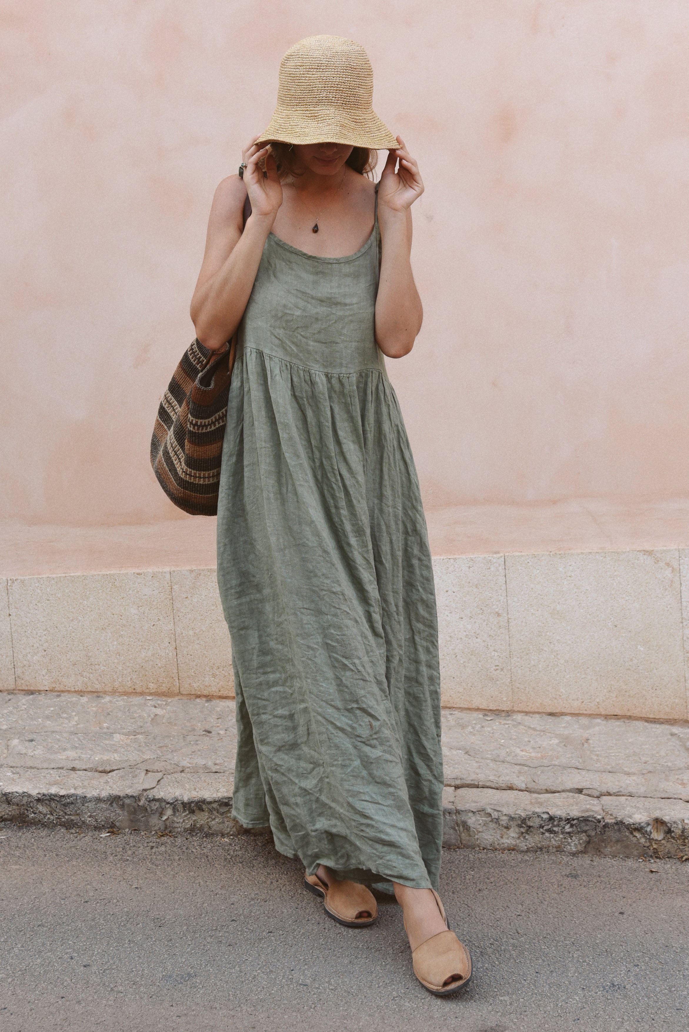 The Cleo Dress // Sage