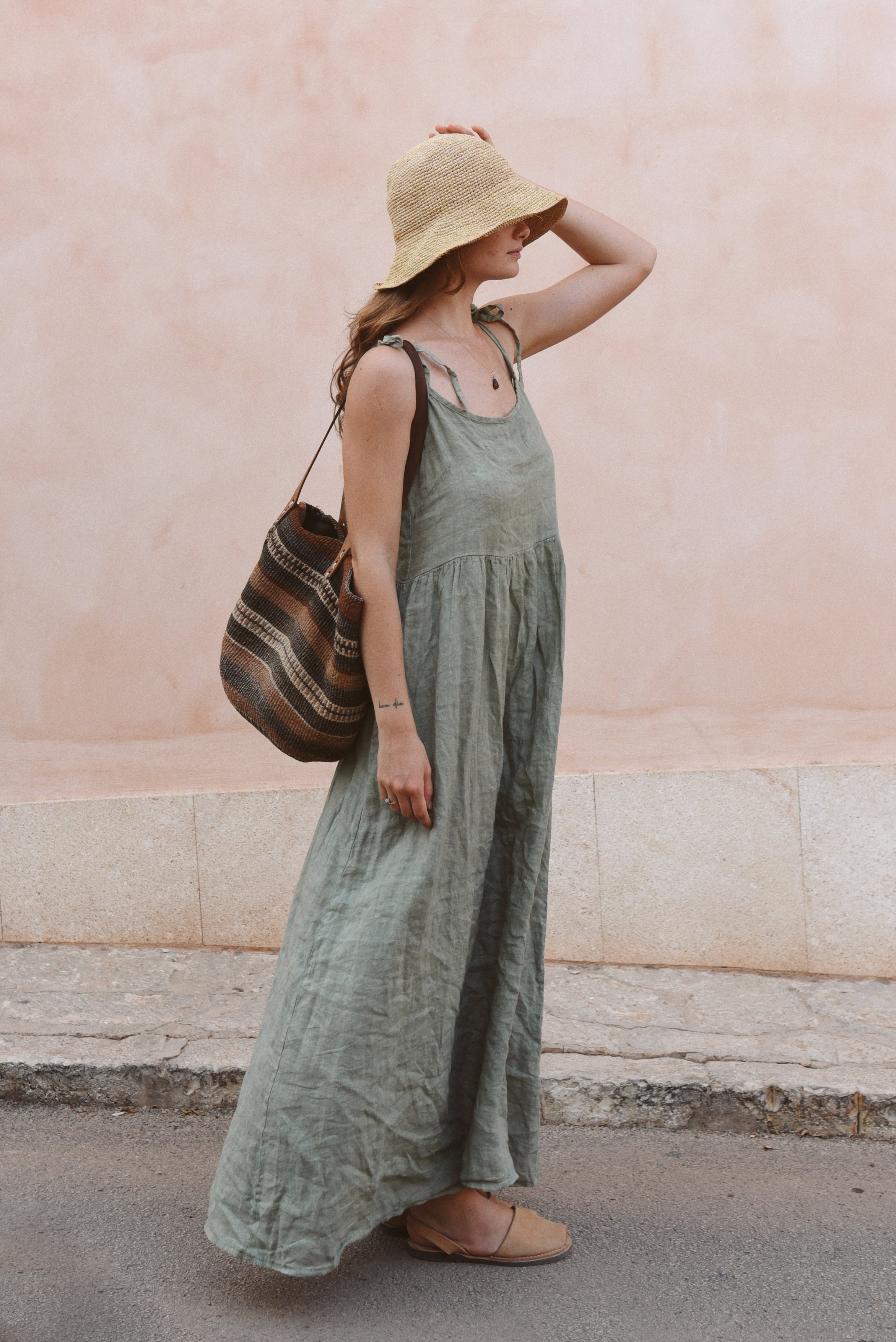 The Cleo Dress // Sage