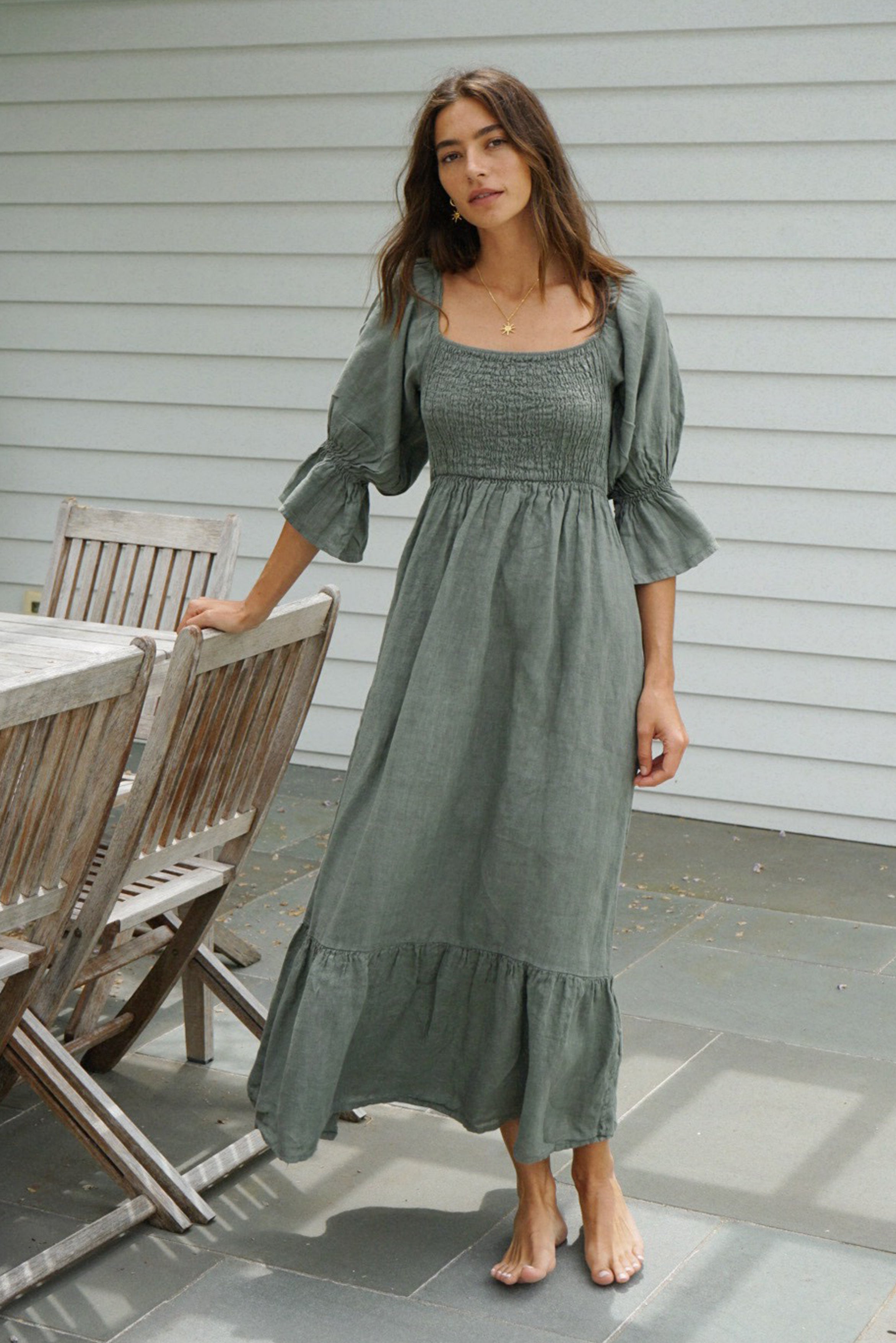 The Deia Dress // Fern