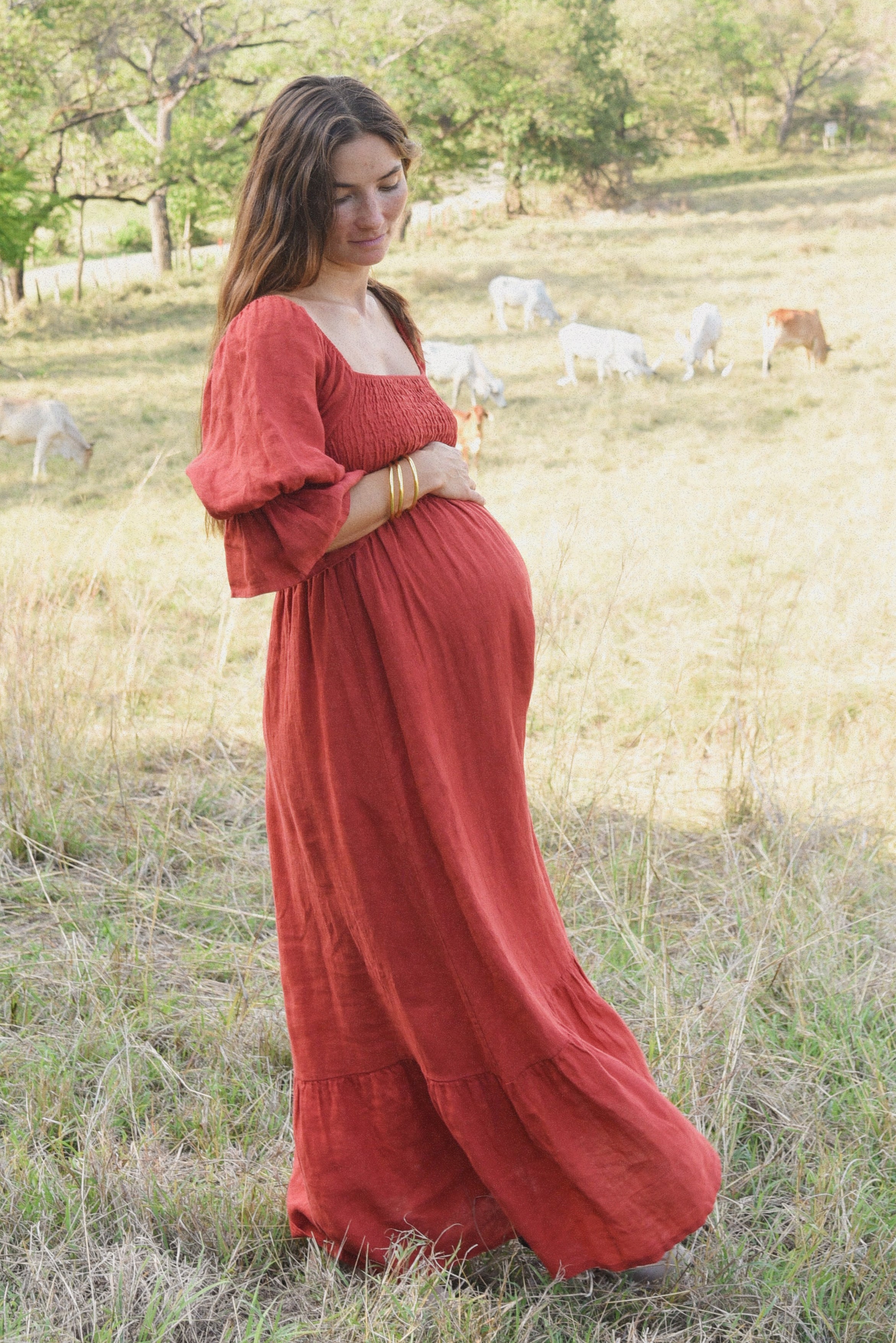 The Deia Dress // Pomegranate