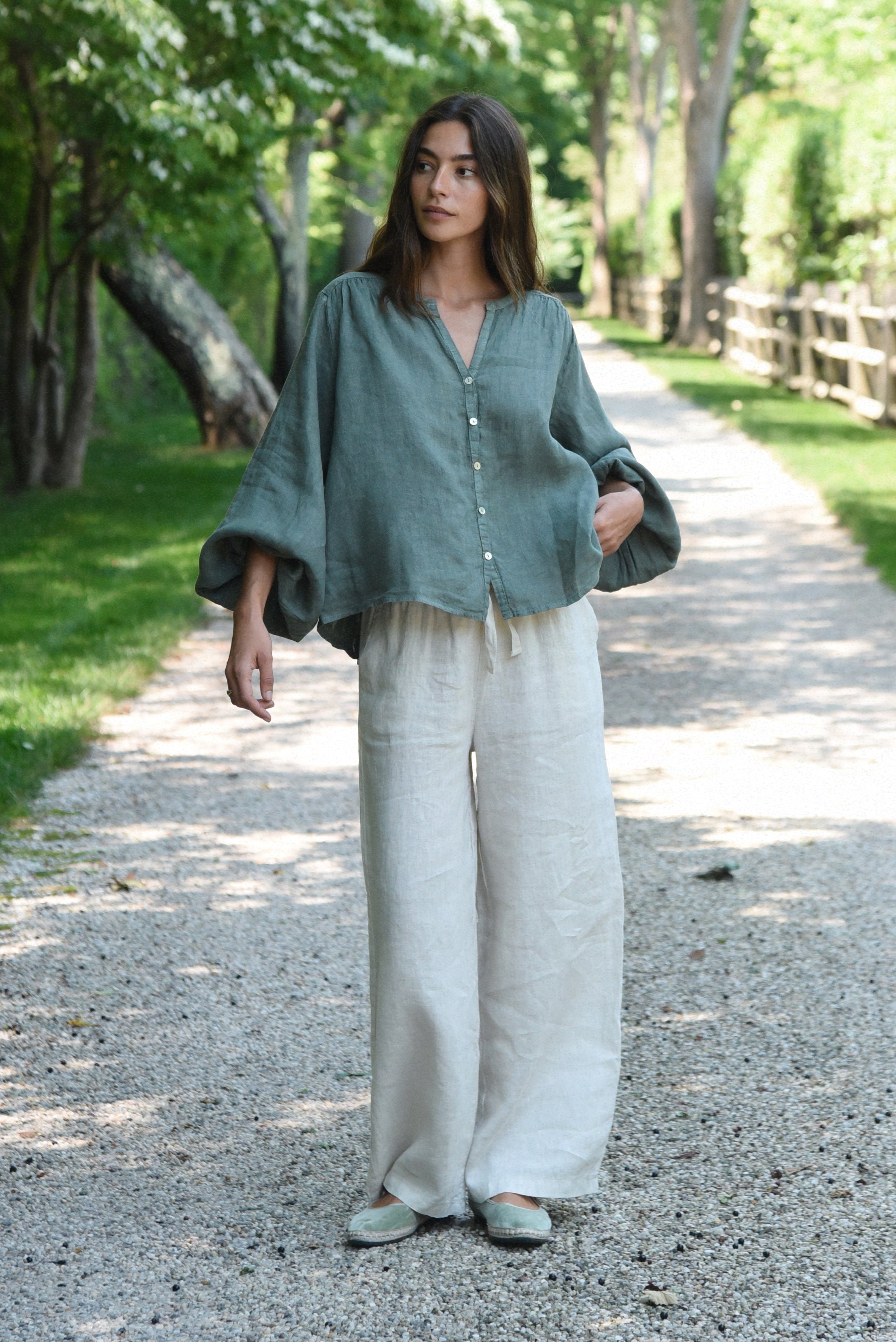 The Lily Blouse // Fern