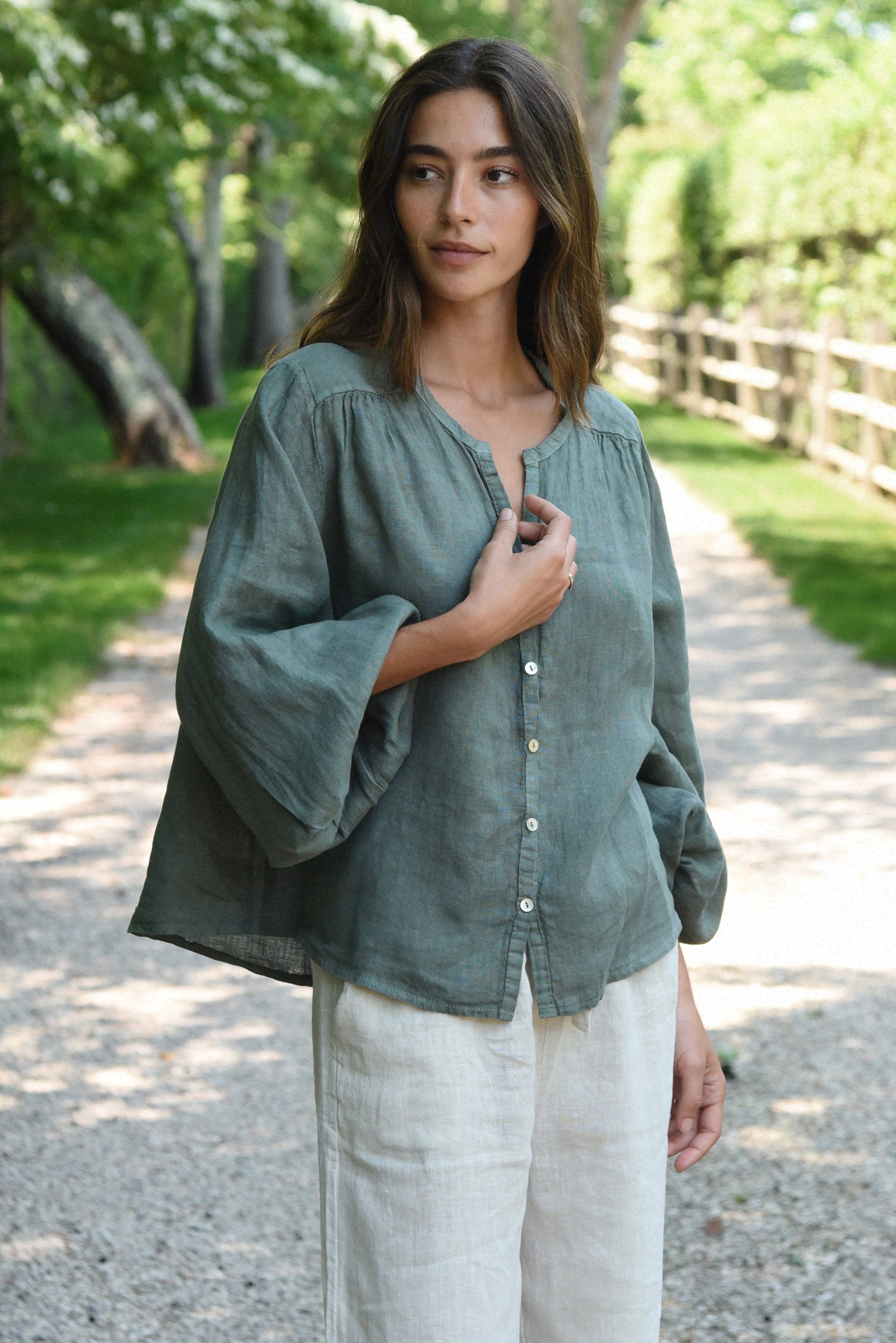 The Lily Blouse // Fern