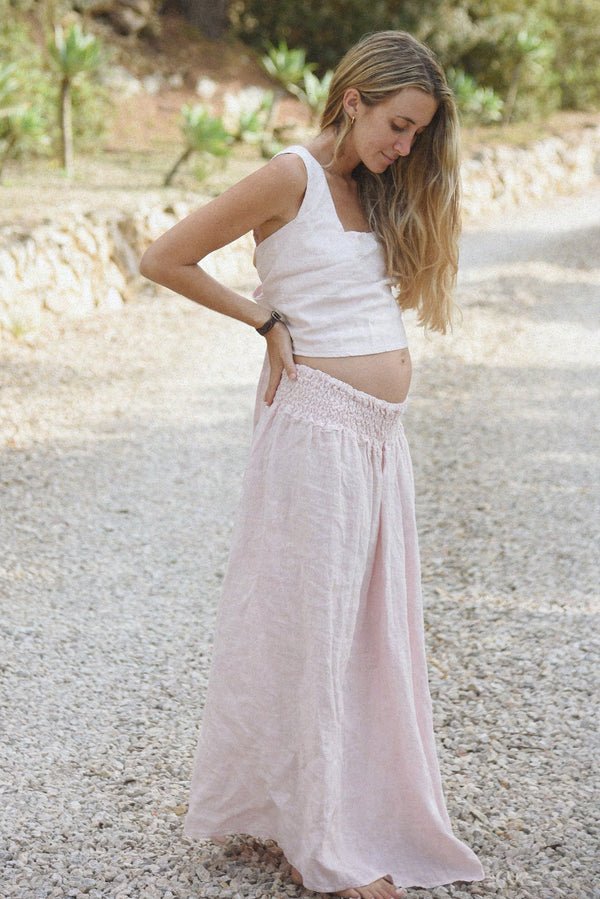 The Amalfi Skirt // Blush