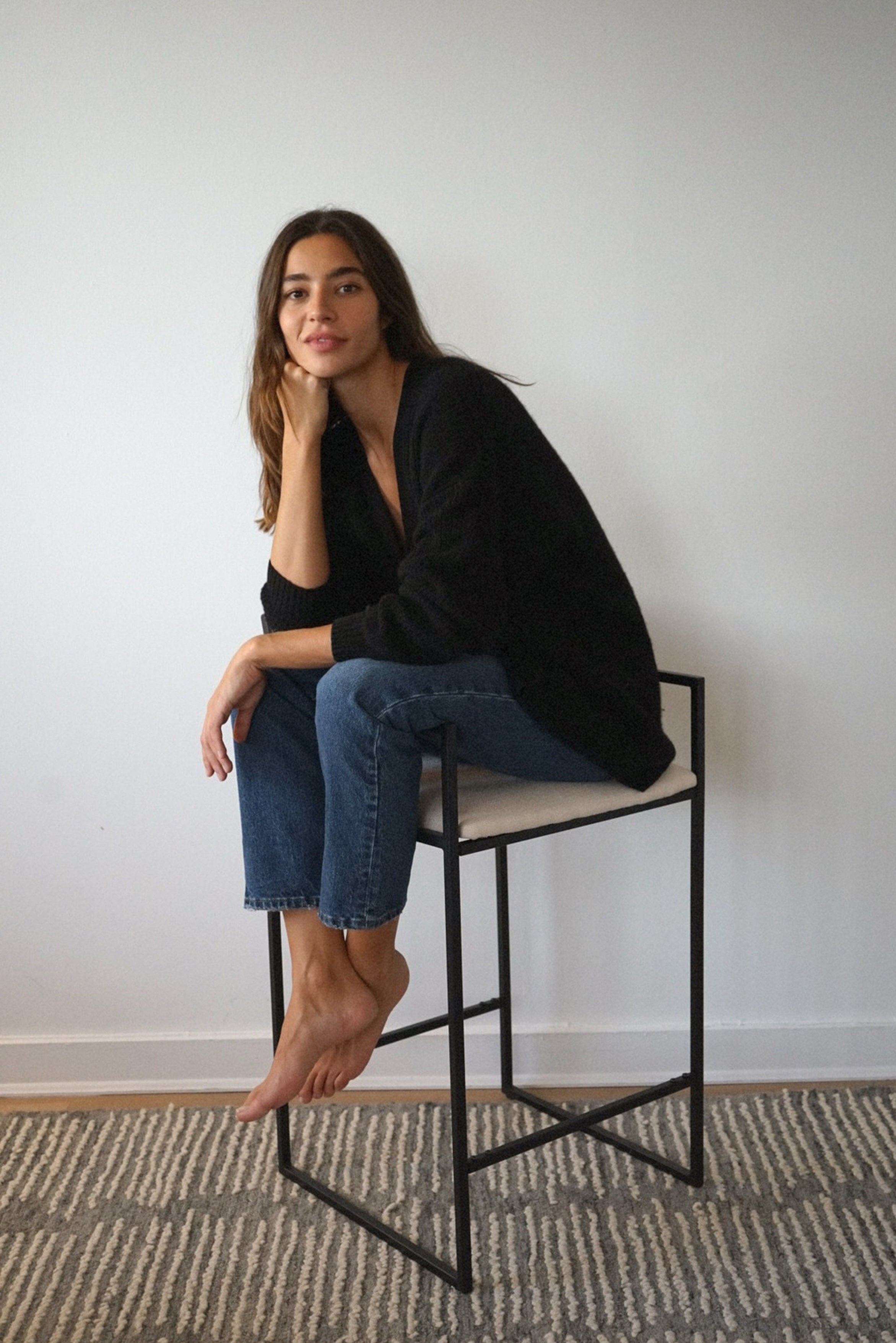 The Cashmere Muma Cardigan // Noir