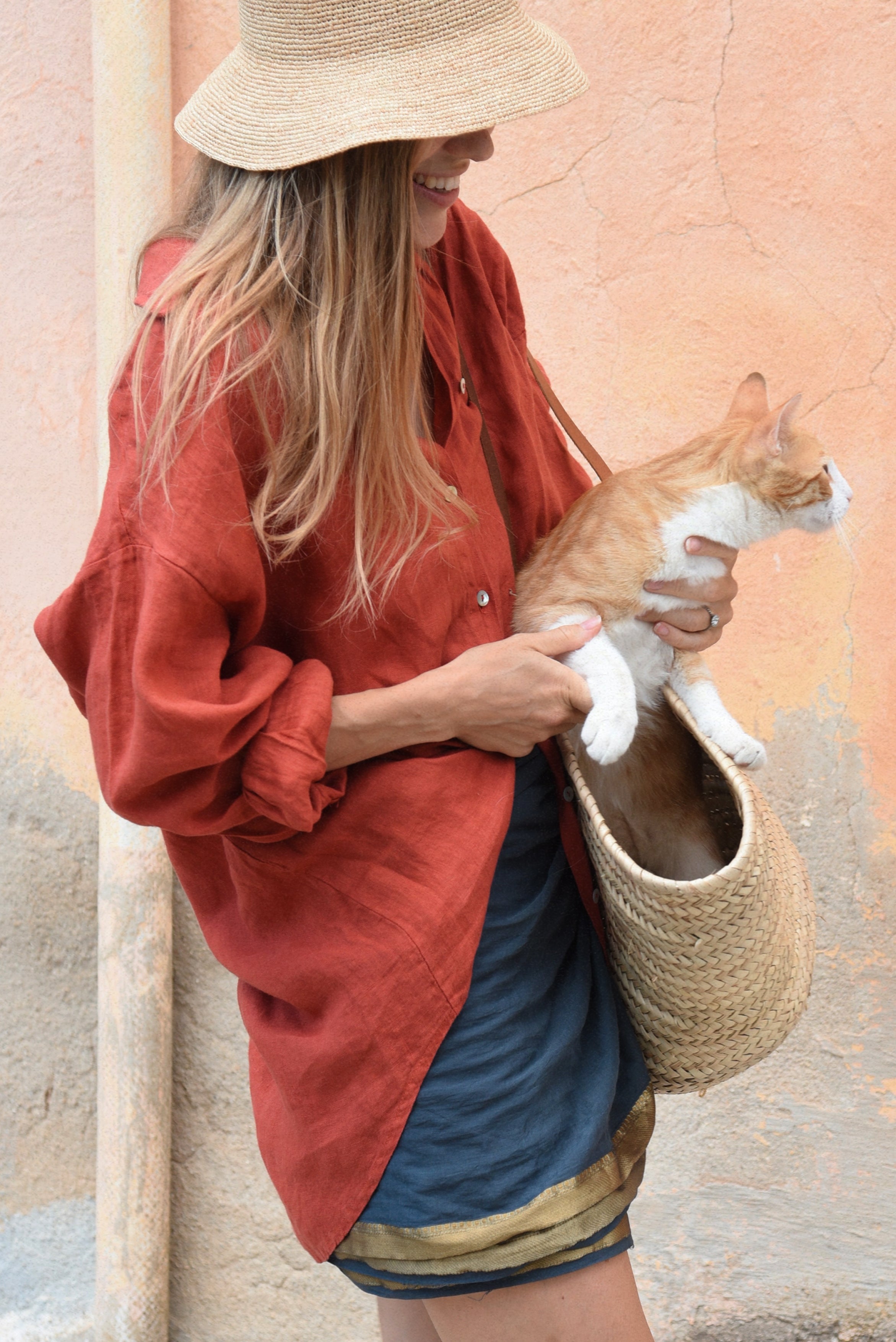 The Palma Shirt // Pomegranate
