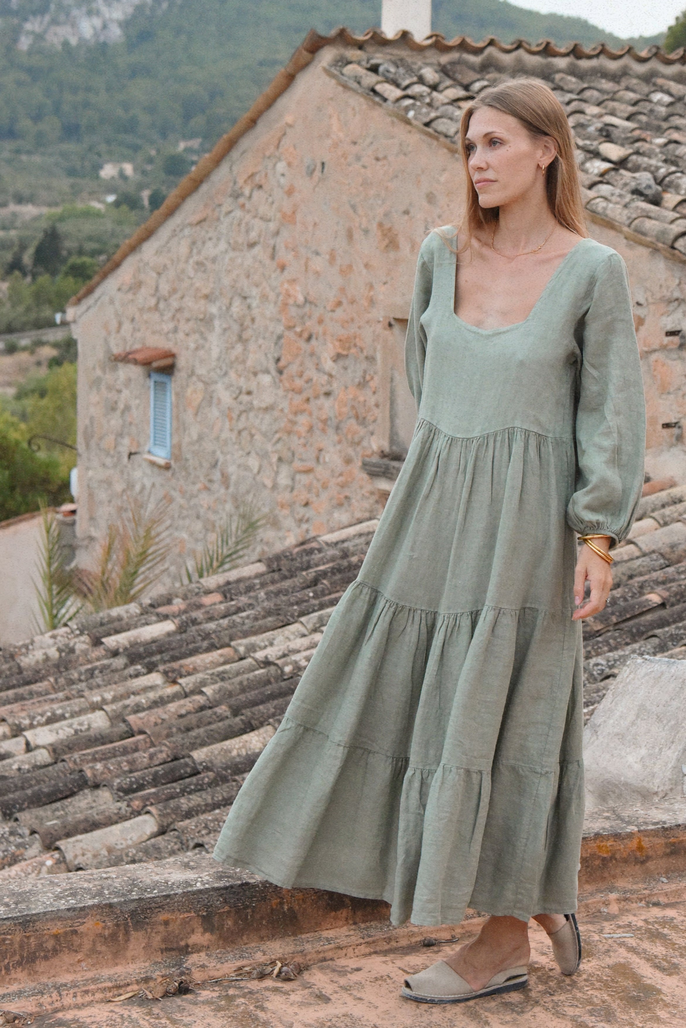The Ava Dress // Sage