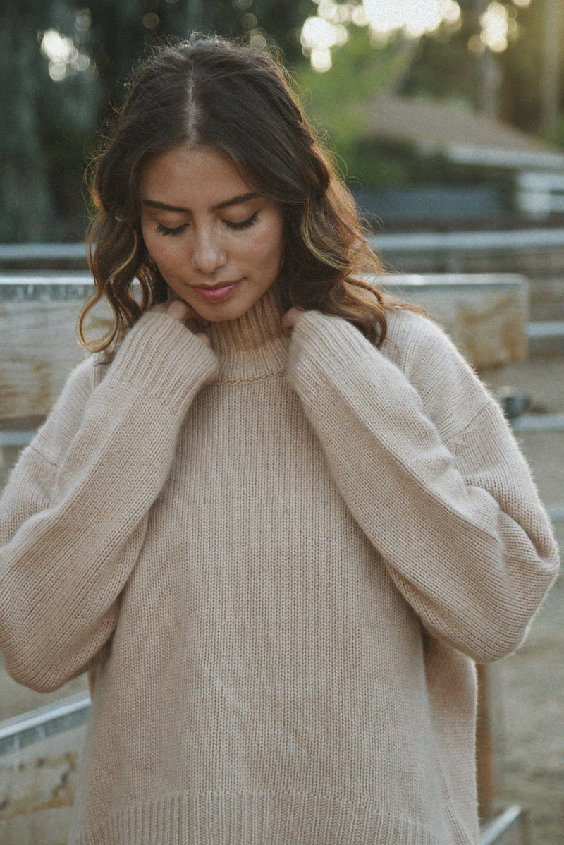 The Cashmere Carmel Sweater // Canyon