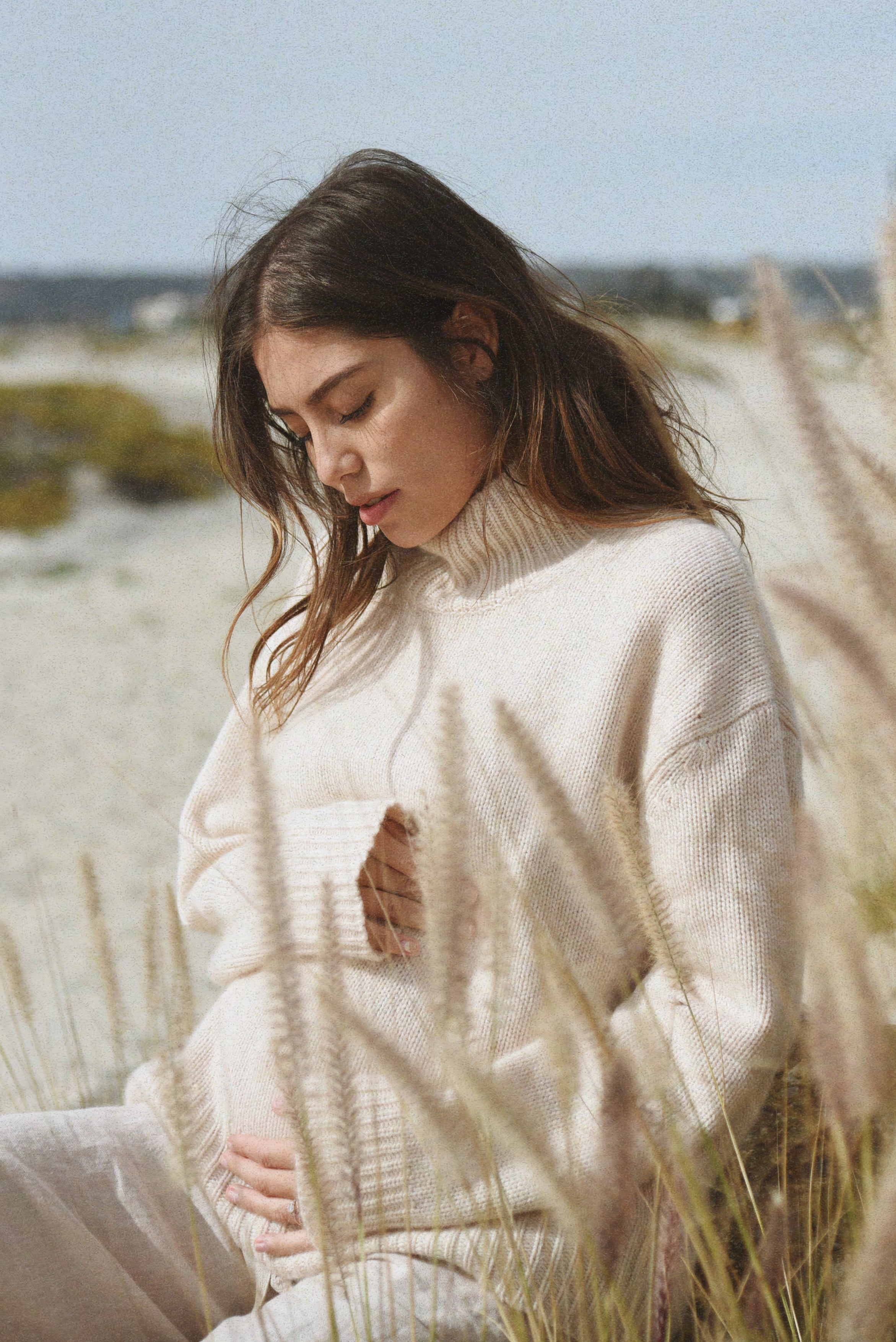 The Cashmere Carmel Sweater // Moon