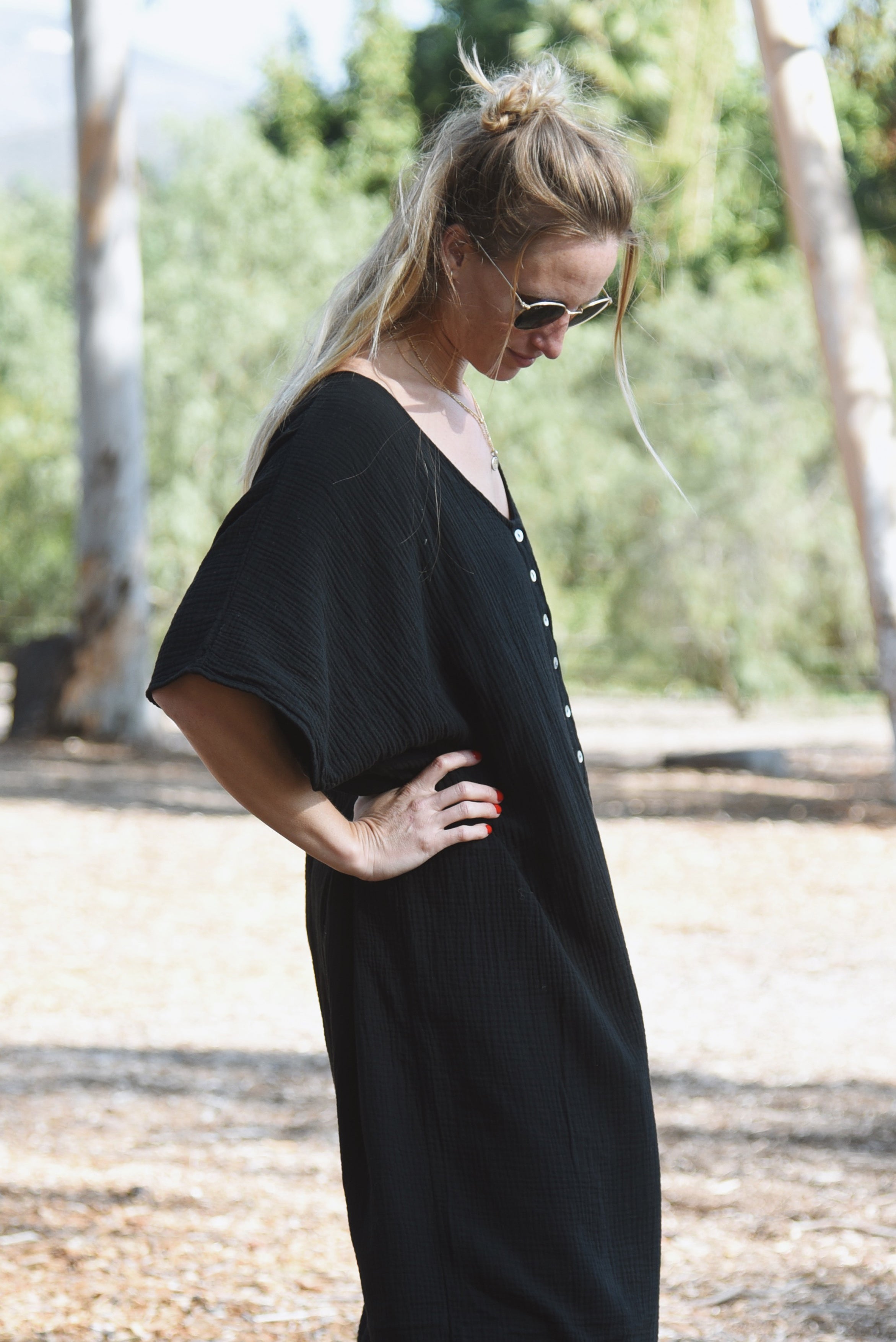 The Kaftan Jumpsuit // Noir