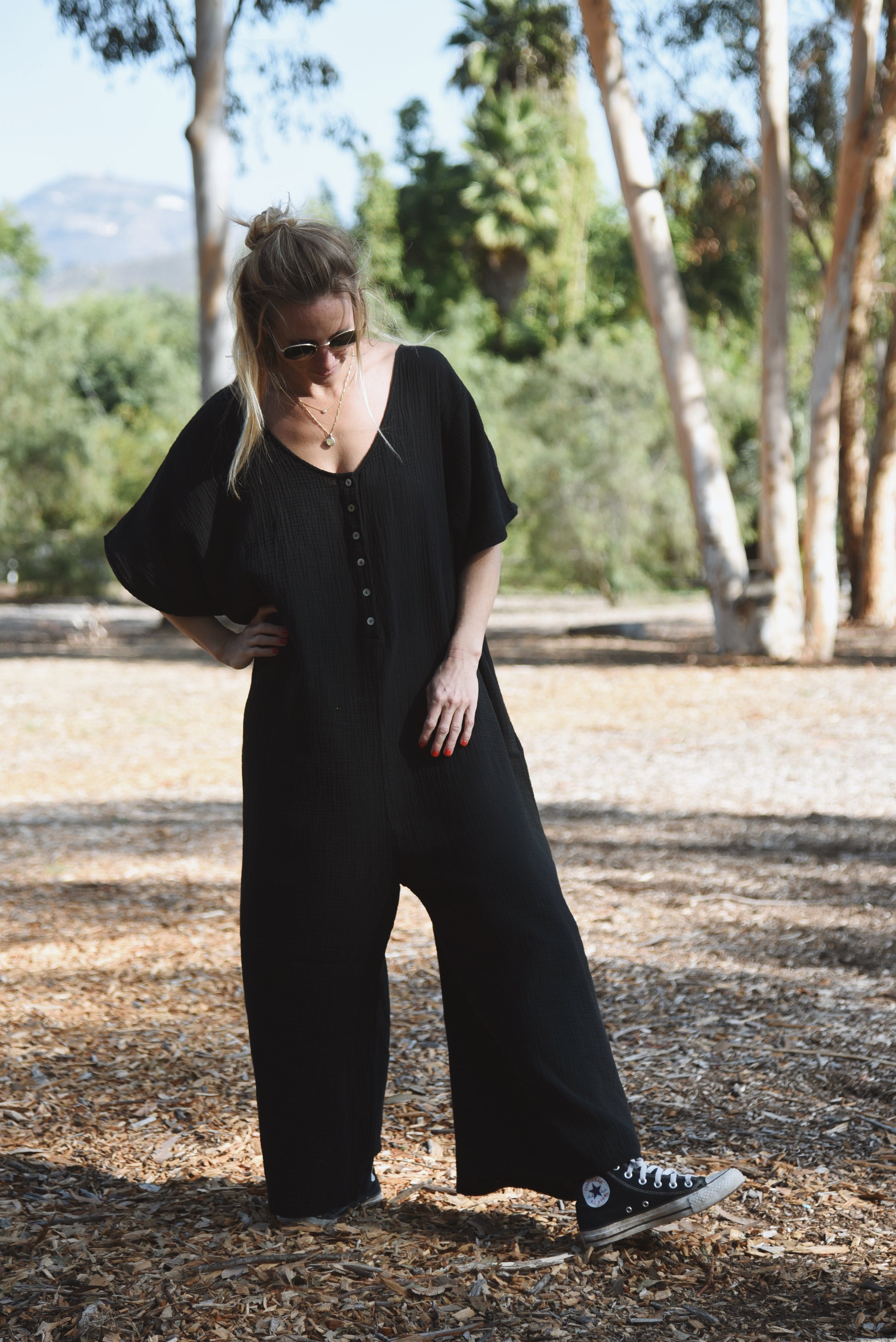 The Kaftan Jumpsuit // Noir