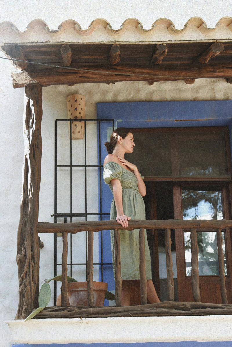 The Menorca Dress // Sage